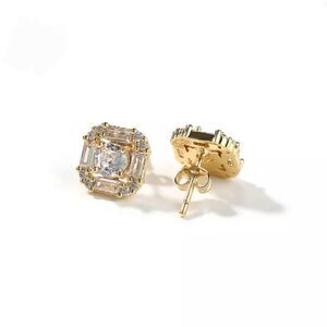 Gold Designer Stud Earrings